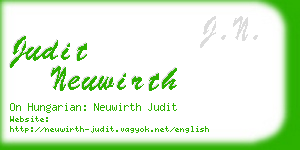 judit neuwirth business card